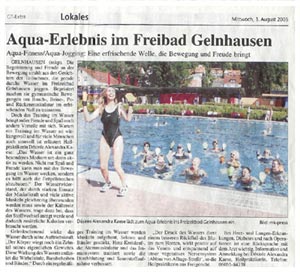 Aqua-Erlebnis im Freibad Gelnhausen